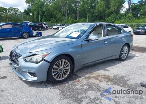 2018 Infiniti Q50 3.0T Luxe from USA, damaged, VIN JN1EV7APXJM365505